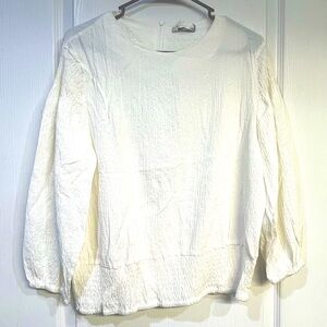 Elegant White Women's Top